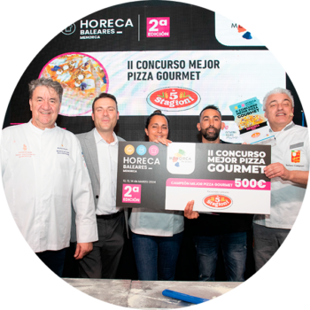 Menorca ganador pizza